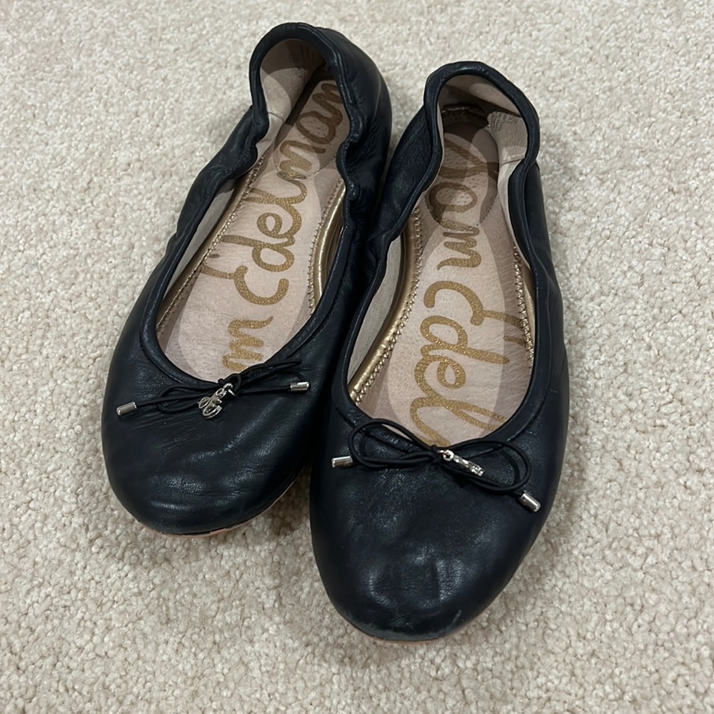 sam edelman black ballet flats